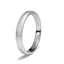 ALIANZA PLATINO OVAL DIAMANTE