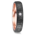 ANELL OR ROSA 14 kt I CARBONO DIAMANT ANELL OR ROSA 14 kt I CARBONO DIAMANT