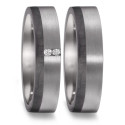 ANILLO TÁNTALO Y CARBONO DIAMANTE