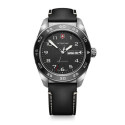 VICTORINOX SWISS ARMY SS BLACK DIAL, BLACK STRAP - V242041