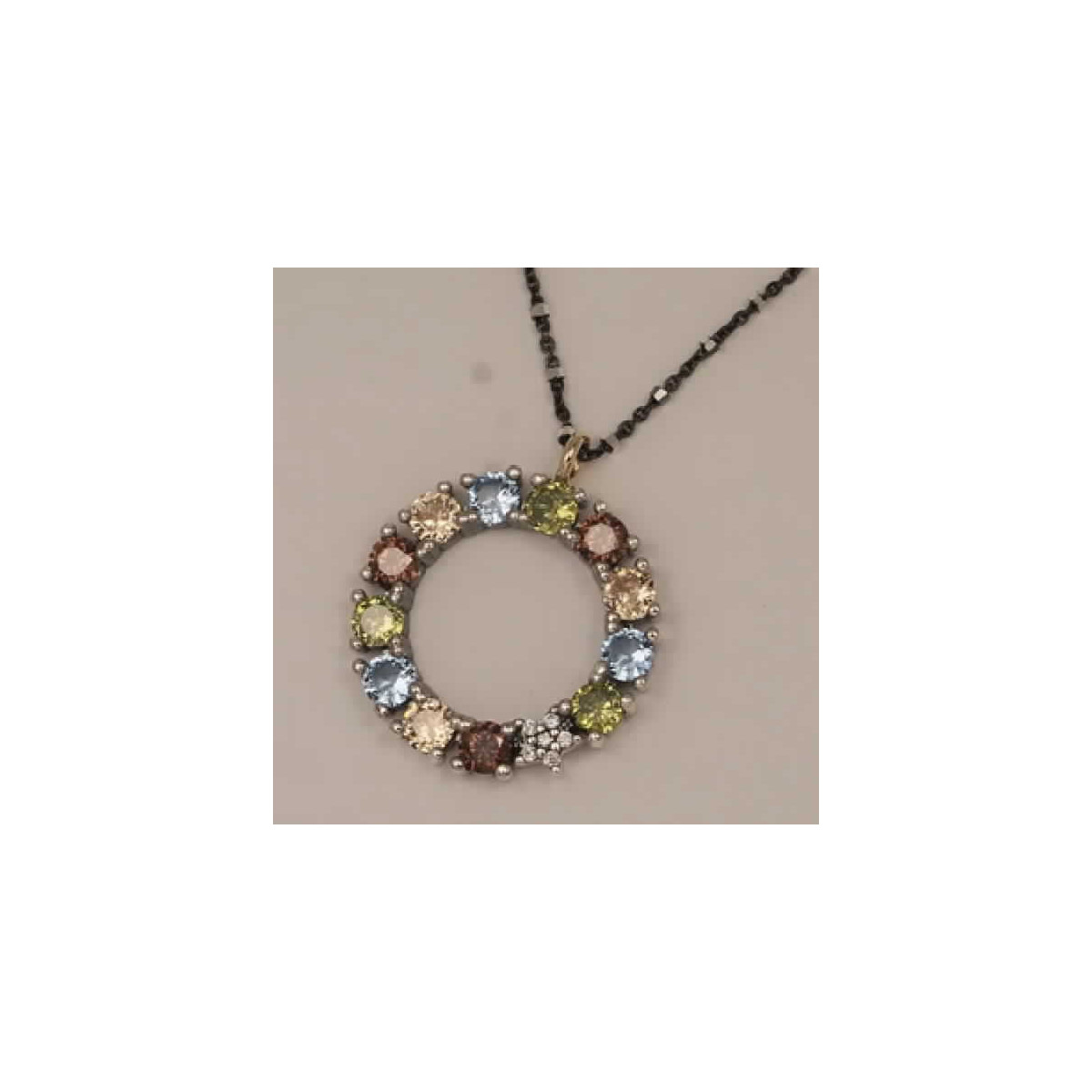 PENJOLL PLATA GRAN CERCLE MULTICOL - 11009MIX