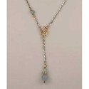 PENJOLL ORO PLATA TOPACI BLAU LARIAT - 11168AM
