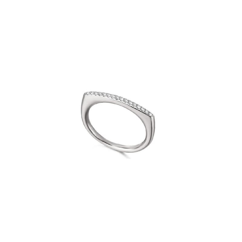 ANTONIO SORIA   ORO BLANCO Y BRILLANTES CUADRADO - 10524 B08