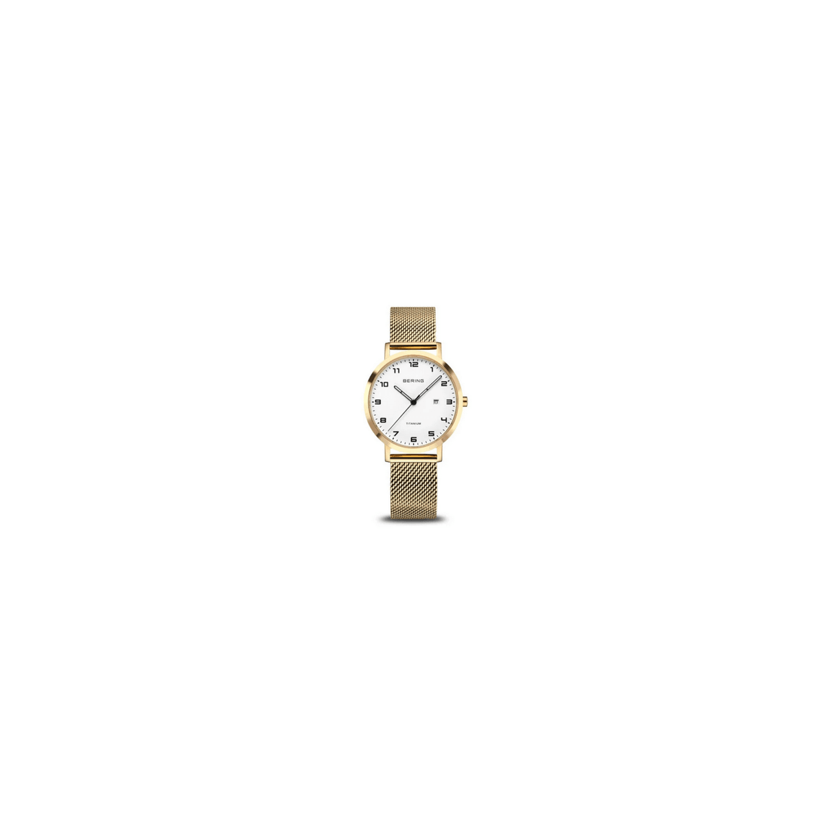 BERING   TITANIUM ORO PULIDO 34mm - 18634-334
